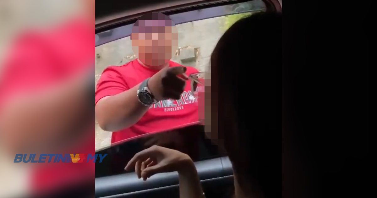 Lelaki pukul kepala pemandu wanita ditahan di Serdang, Selangor