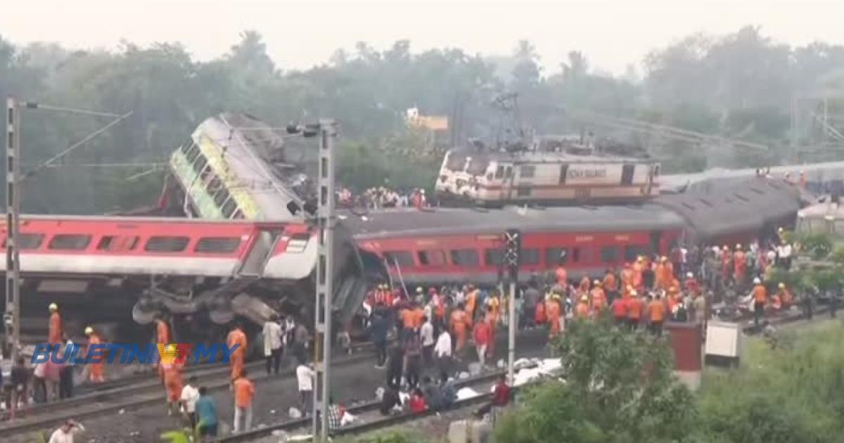 [VIDEO] Kereta api bertembung di India: Jumlah korban meningkat lebih  280 orang