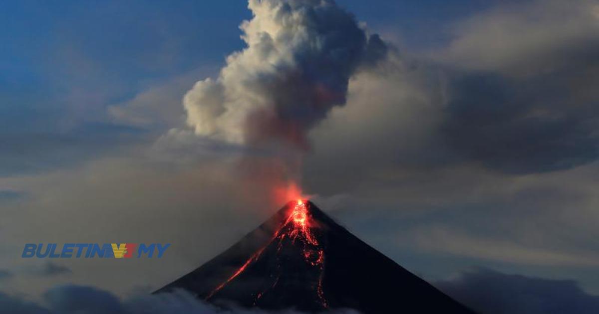 20,000 penduduk terjejas letusan gunung berapi Mayon di Filipina