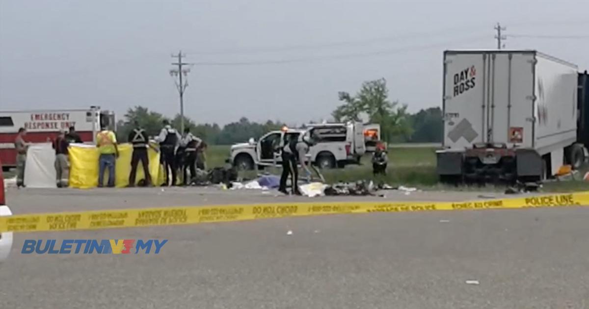 15 terbunuh dalam nahas jalan raya di Kanada