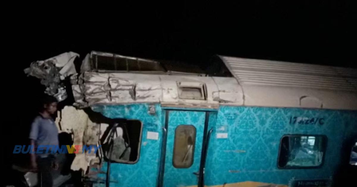 Kereta api bertembung di India: Lebih 200 maut, ratusan cedera