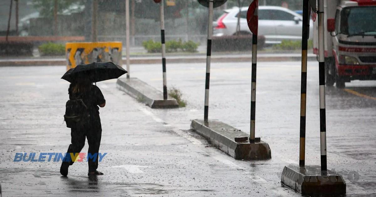 Hujan lebat di Kedah, Terengganu sehingga jam 4 petang