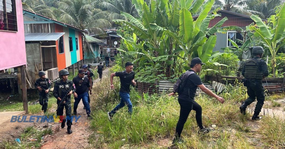 Polis gempur dua lokasi panas, disyaki ‘sarang’ penagih, pengedar dadah