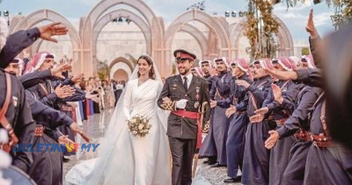Perkahwinan Putera Mahkota Jordan meriah, dihadiri kerabat diraja seluruh dunia