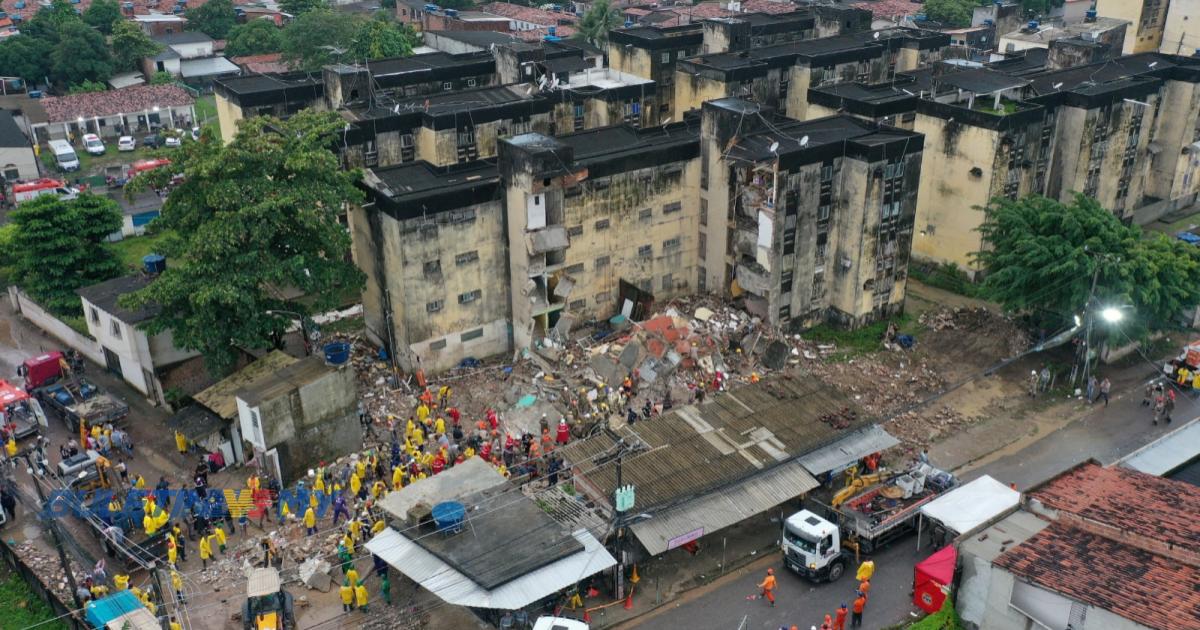 Bangunan runtuh, 5 maut, 8 masih hilang 