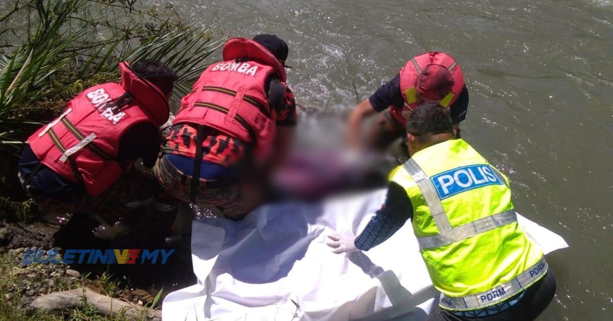 Wanita warga emas maut ditemui tersangkut dahan pokok sungai selepas hilang 3 hari