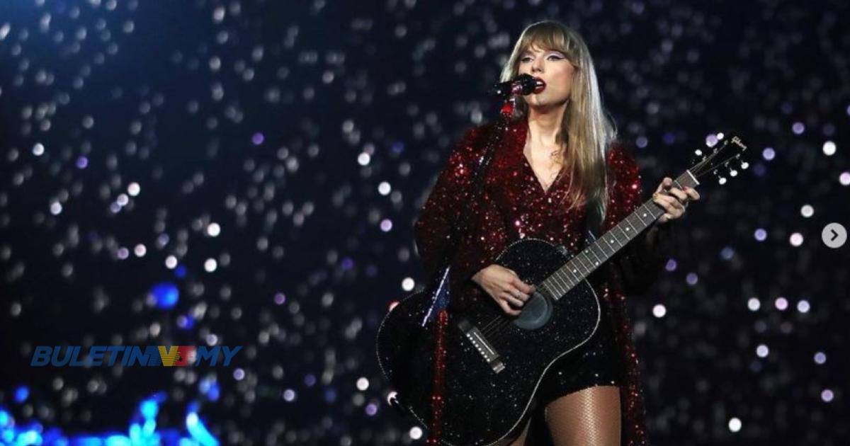 Nombor giliran prajualan tiket konsert Taylor Swift di Singapura cecah sejuta