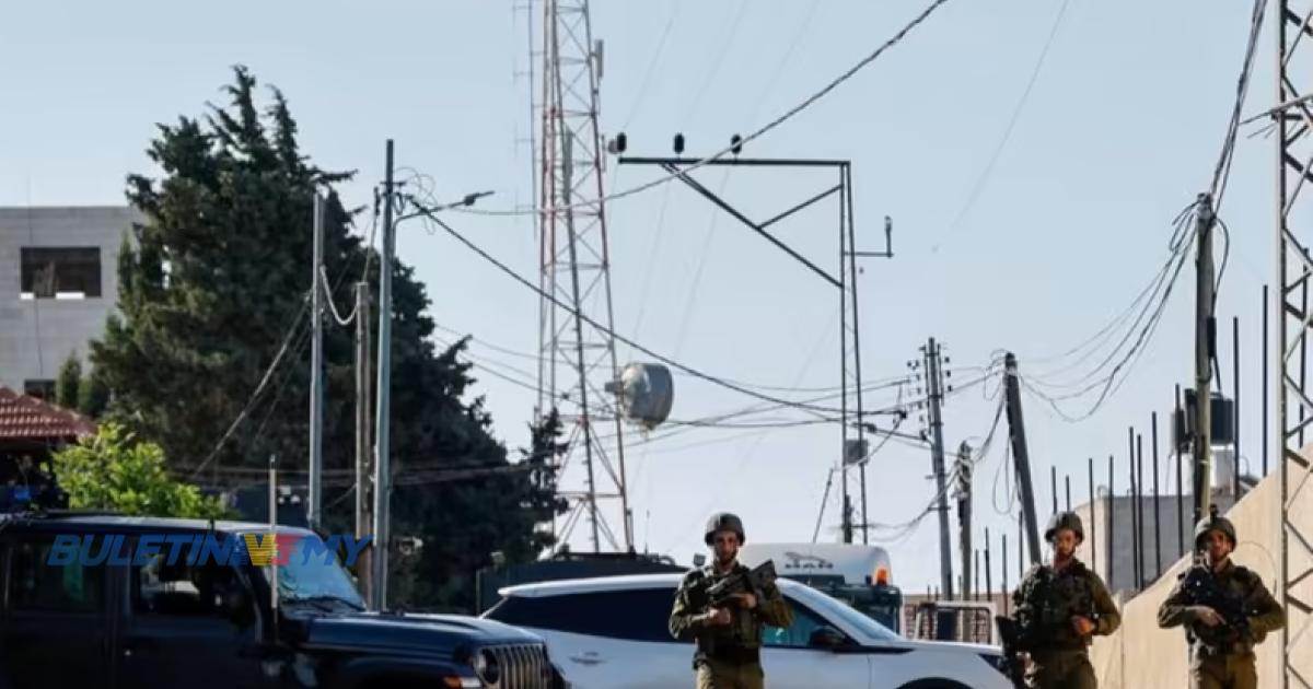 Tiga individu ditembak tentera Israel di Tebing Barat