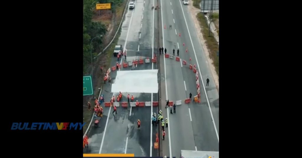 [VIDEO] Runtuhan Terowong ECRL Punca Tanah Mendap Di Lebuhraya Karak ...