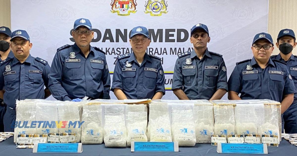 Kastam gagalkan cubaan seludup keluar dadah RM3.2 juta di KLIA