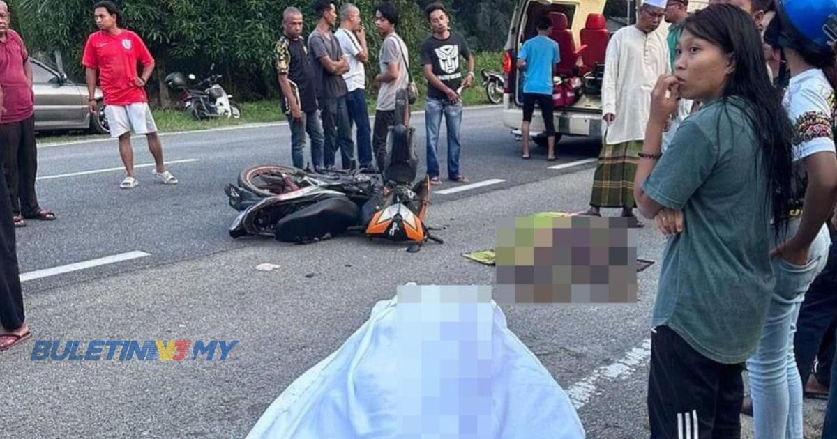 Warga emas, pemuda maut nahas depan simpang rumah