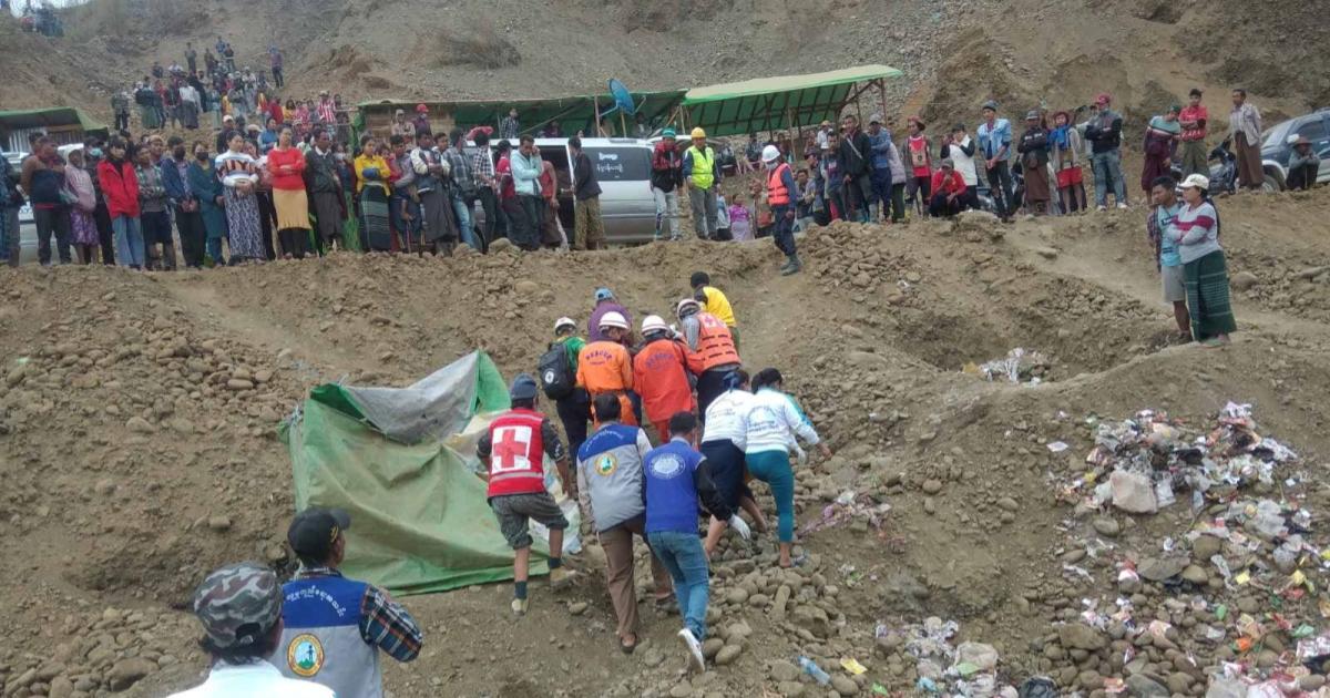 Dua maut, 30 hilang dalam runtuhan lombong jed di utara Myanmar