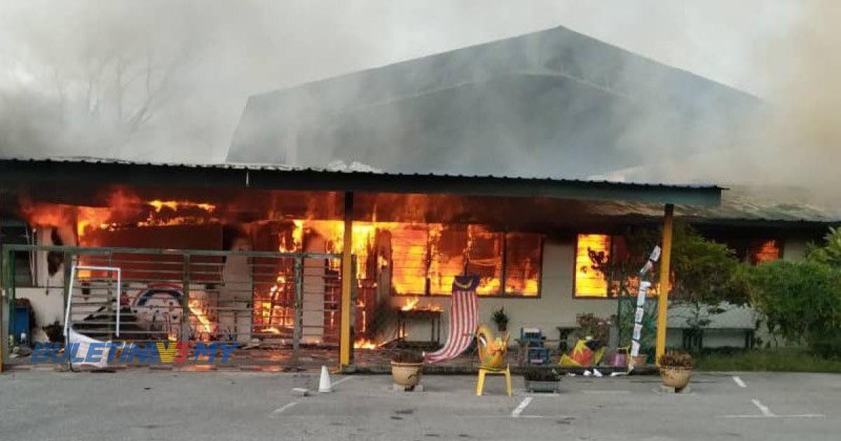 Kebakaran musnahkan bangunan tadika  