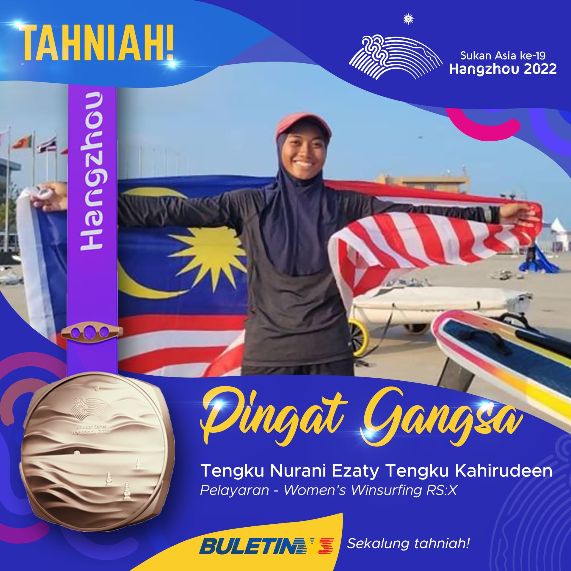 Hangzhou 2022: Kedudukan pingat (26 Sept) & jadual atlet Malaysia | BULETIN  TV3 Malaysia