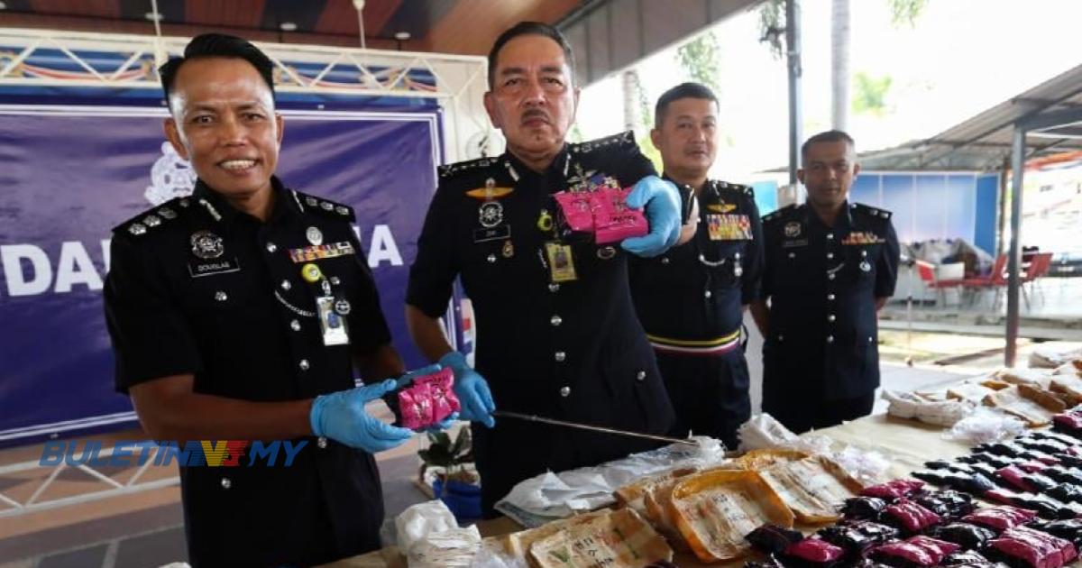 Penganggur ditahan bersama 4 guni pil kuda bernilai RM2.57 juta