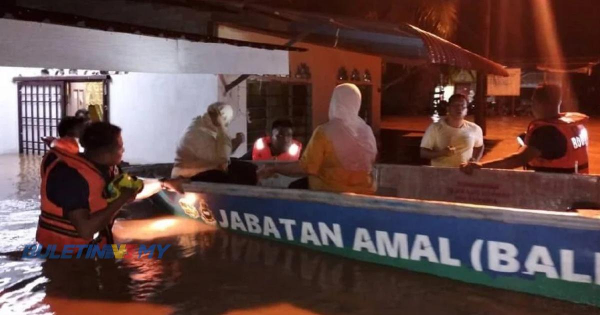 Banjir : Arus kuat sukarkan bomba pindah mangsa banjir di Baling