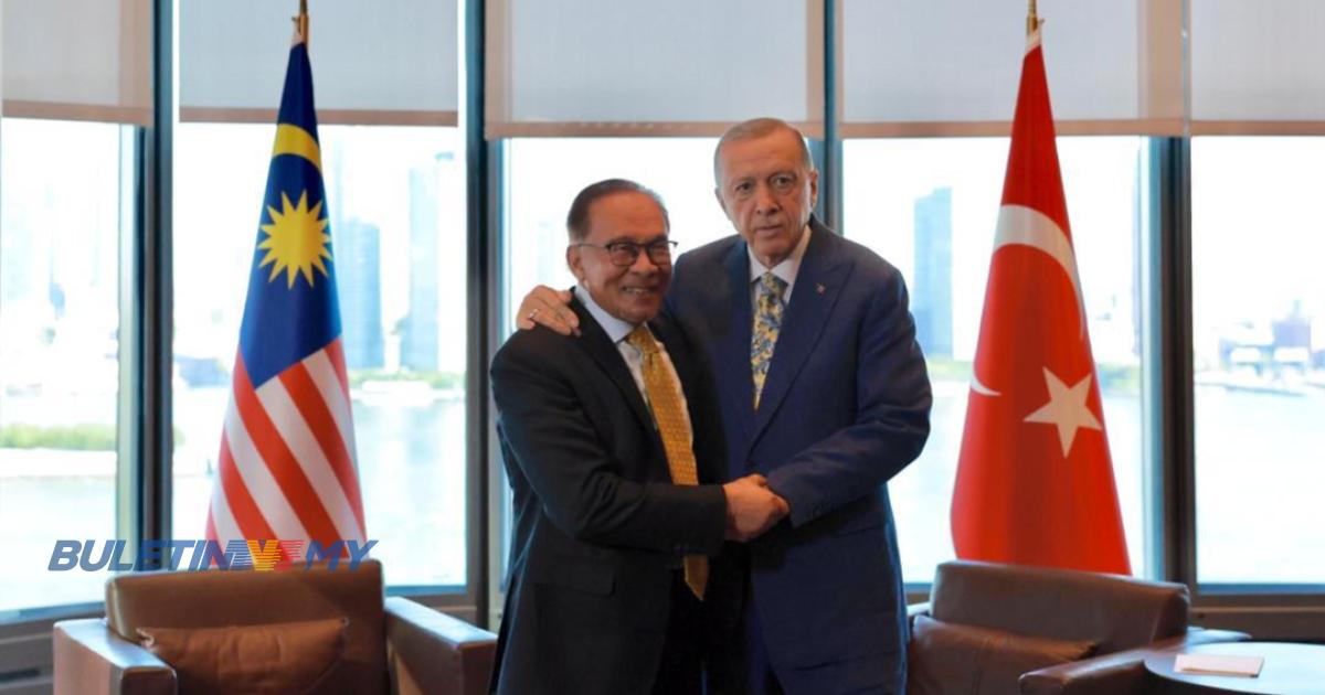 Anwar dan Erdogan bincang kerjasama perdagangan, pelaburan serta isu islamophobia