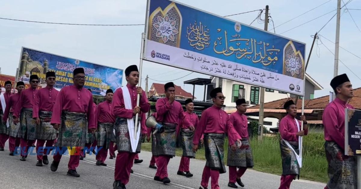 Lebih 2,000 Sertai Perarakan Maulidur Rasul Di Terengganu | BULETIN TV3 ...