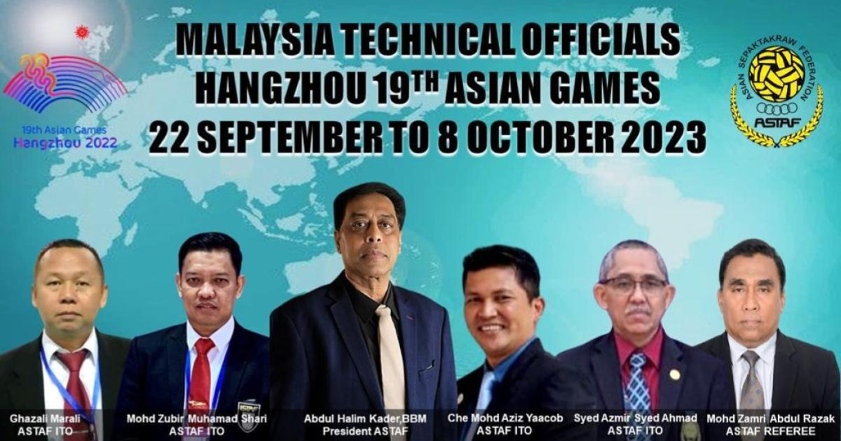 ASTAF iktiraf pegawai teknikal sepak takraw Malaysia