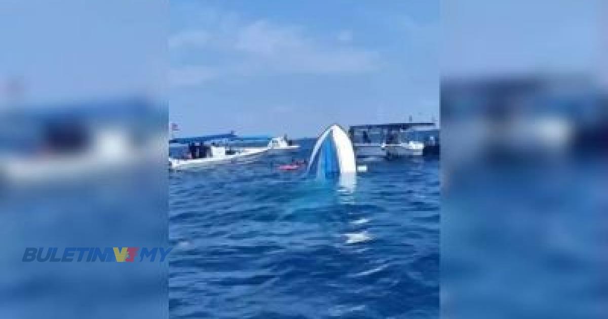 [VIDEO] Seorang lemas, lapan terselamat bot pelancong karam