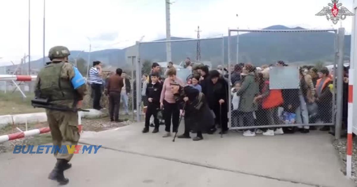 5,000 orang awam dipindahkan dari Nagorno-Karabakh