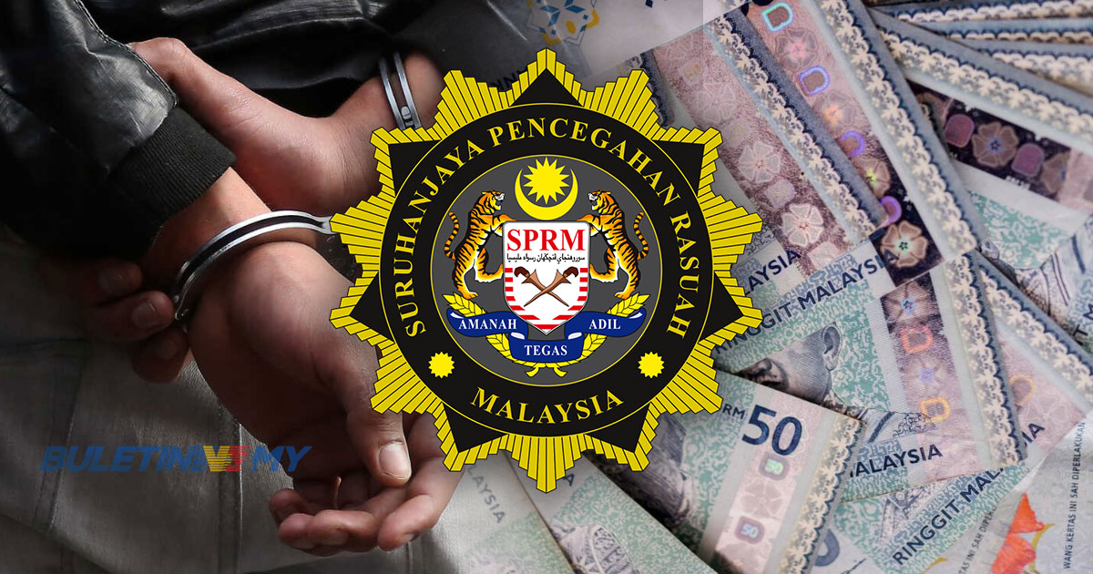 Terima rasuah sehingga RM8,000, 2 pegawai penguatkuasa ditahan