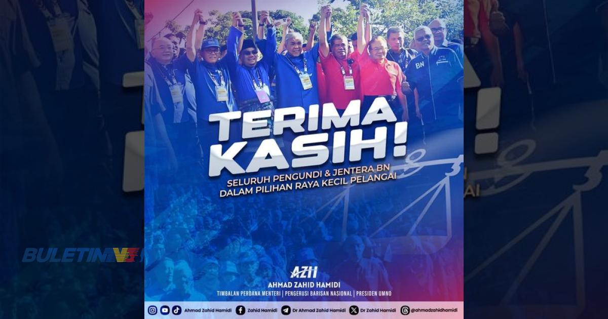 Pemimpin UMNO ucap terima kasih kepada pengundi Pelangai
