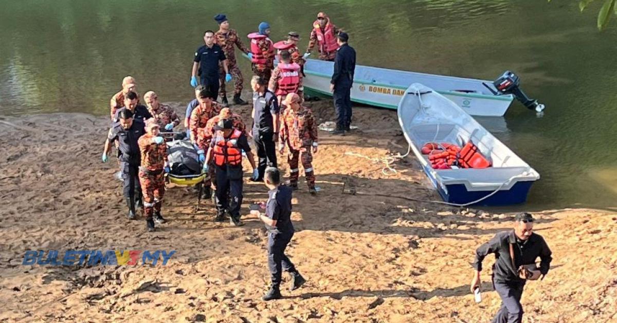 Budak 13 tahun jatuh sungai ditemukan lemas