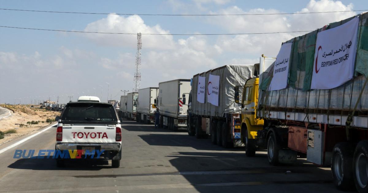Israel beri amaran perhebatkan serangan selepas konvoi bantuan masuk