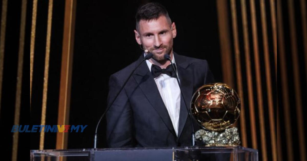 Messi cipta sejarah lagi menang Ballon d’Or kelapan