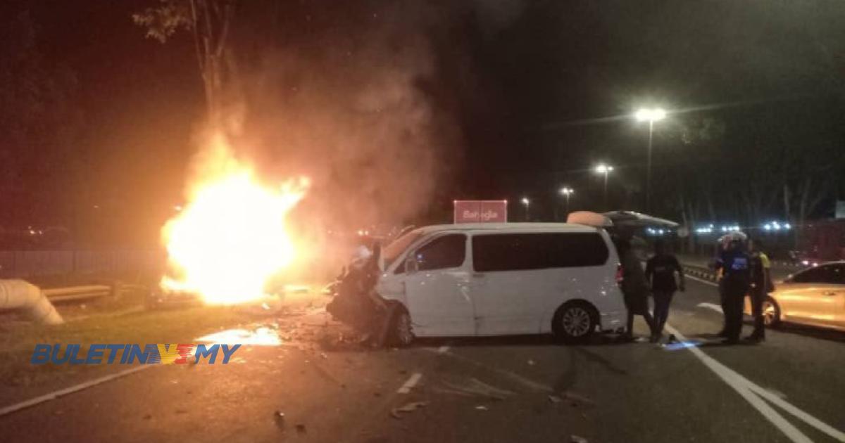 Pemandu rentung, kereta bertembung MPV