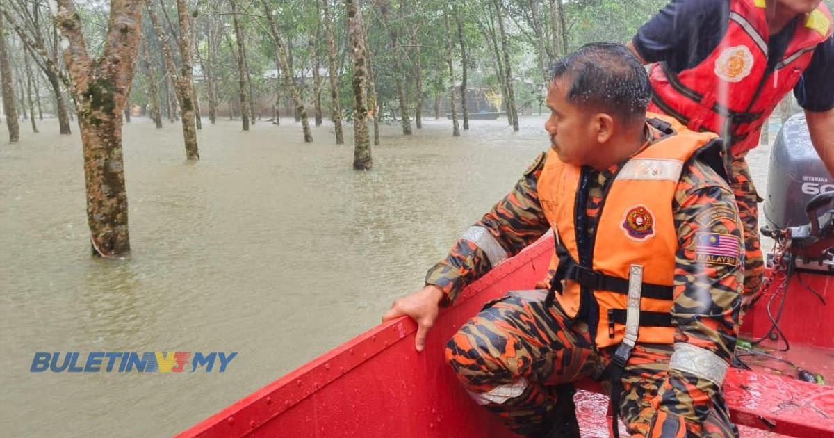 Dua sungai di Johor dan Terengganu lepasi paras bahaya