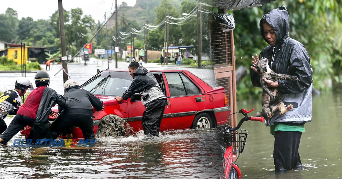 Mangsa banjir Terengganu menurun, 3,581 orang masih di PPS