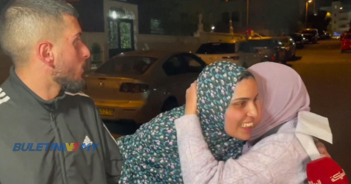 [VIDEO] Rakyat Palestin dibebaskan bersatu semula dengan orang tersayang