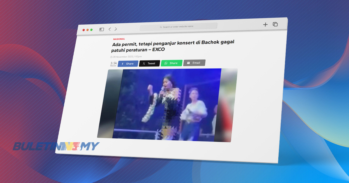 Langgar syarat: Penganjur konsert di Bachok akan didenda lebih RM10,000