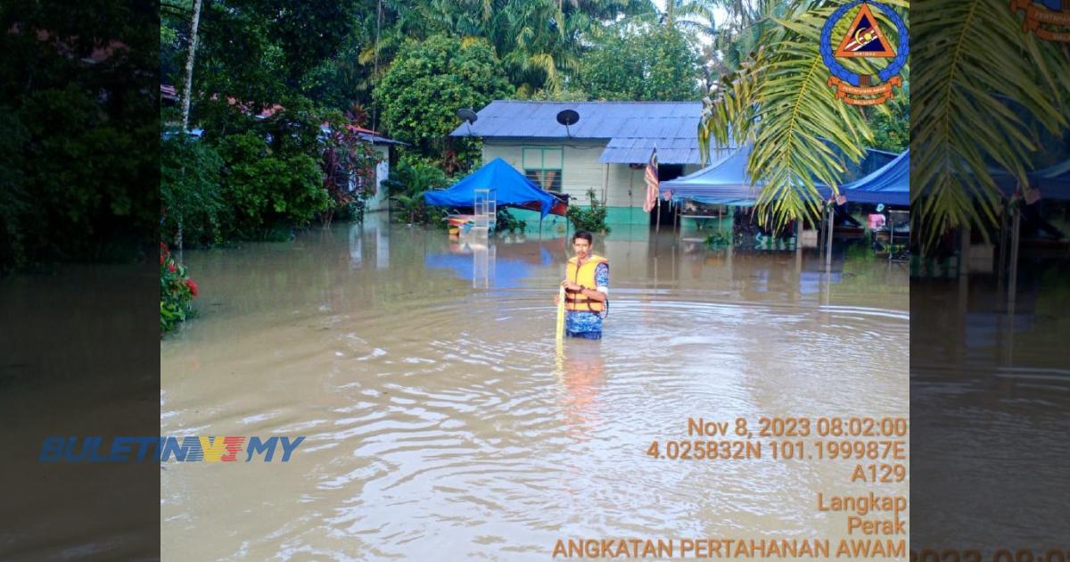 507 mangsa banjir di Perak ditempatkan di 5 PPS