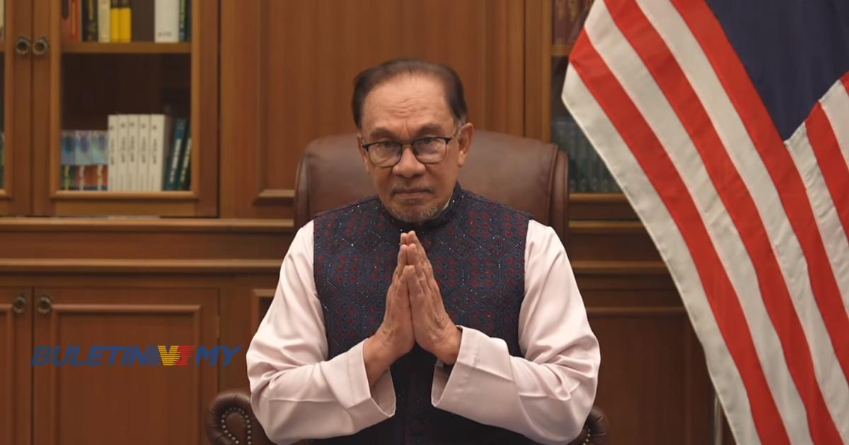 [VIDEO] PM ucap selamat hari Deepavali, mohon maaf tidak bersama 