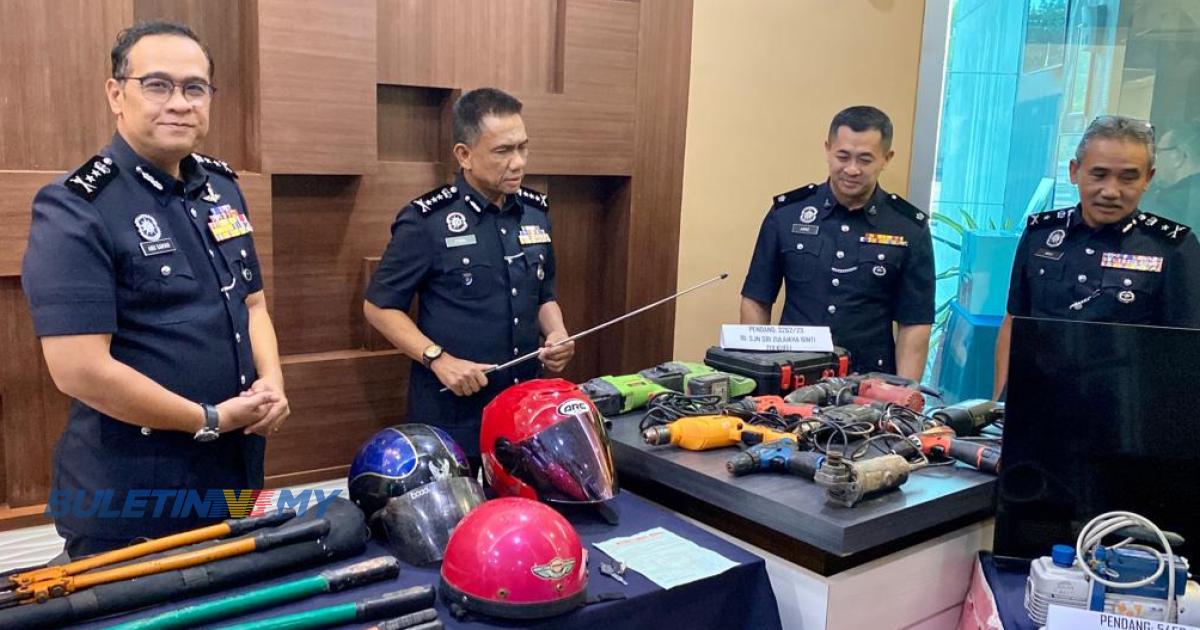 “Geng Bri” tumpas, polis Kedah selesai 22 kes pecah rumah, curi kenderaan