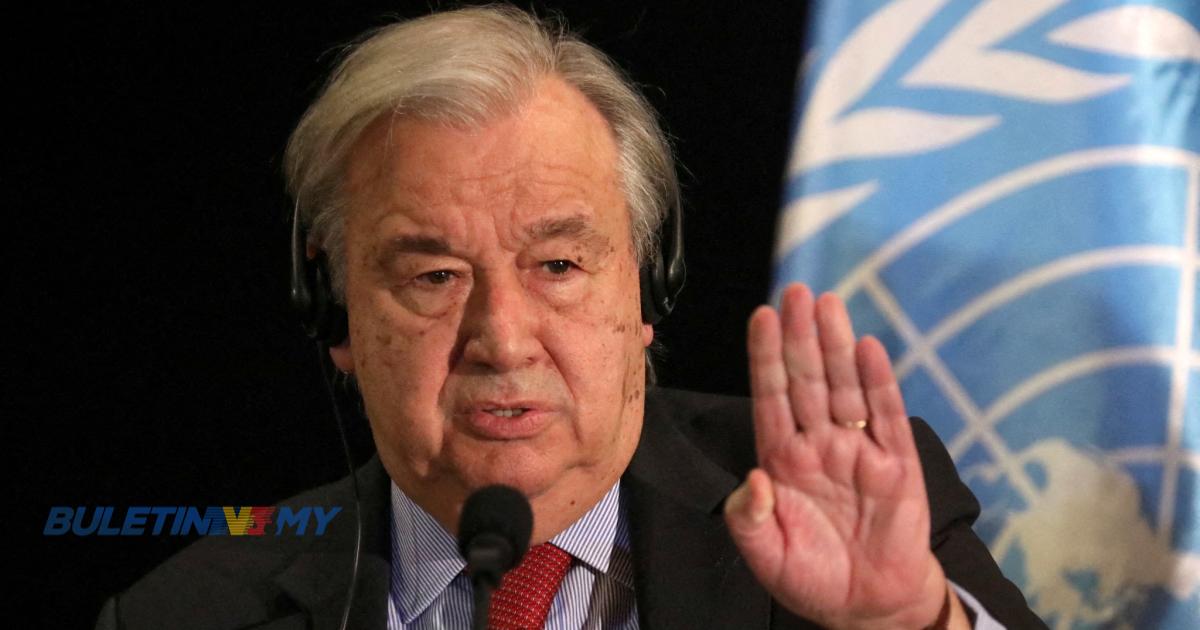 Antonio Guterres tekan ‘butang panik’, guna Artikel 99 seru gencatan senjata di Gaza