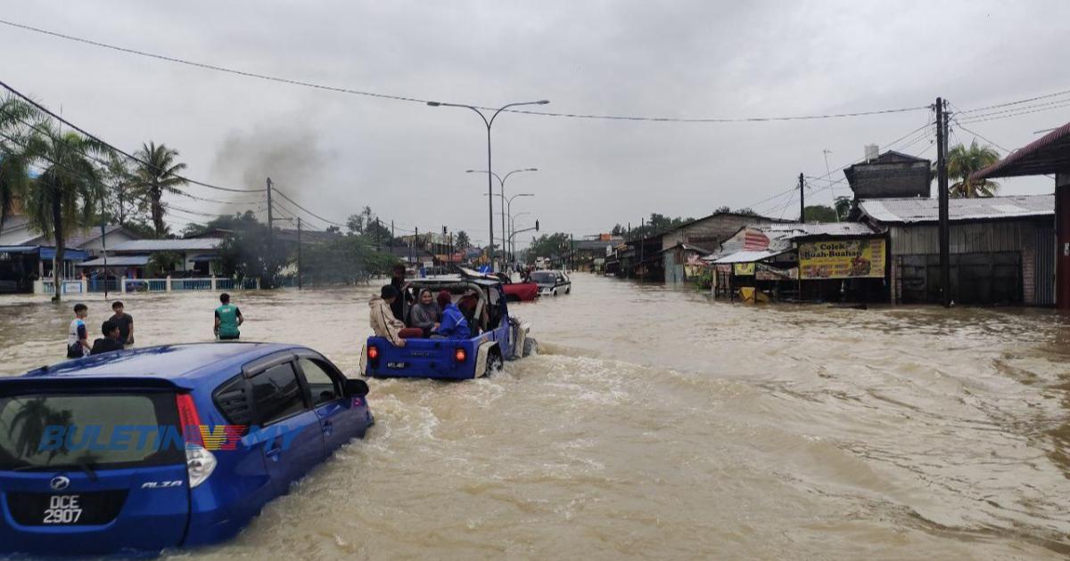 Banjir: Ratusan terperangkap di ICQS Rantau Panjang