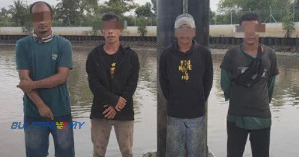 Empat warga Indonesia ditahan, disyaki seludup minyak