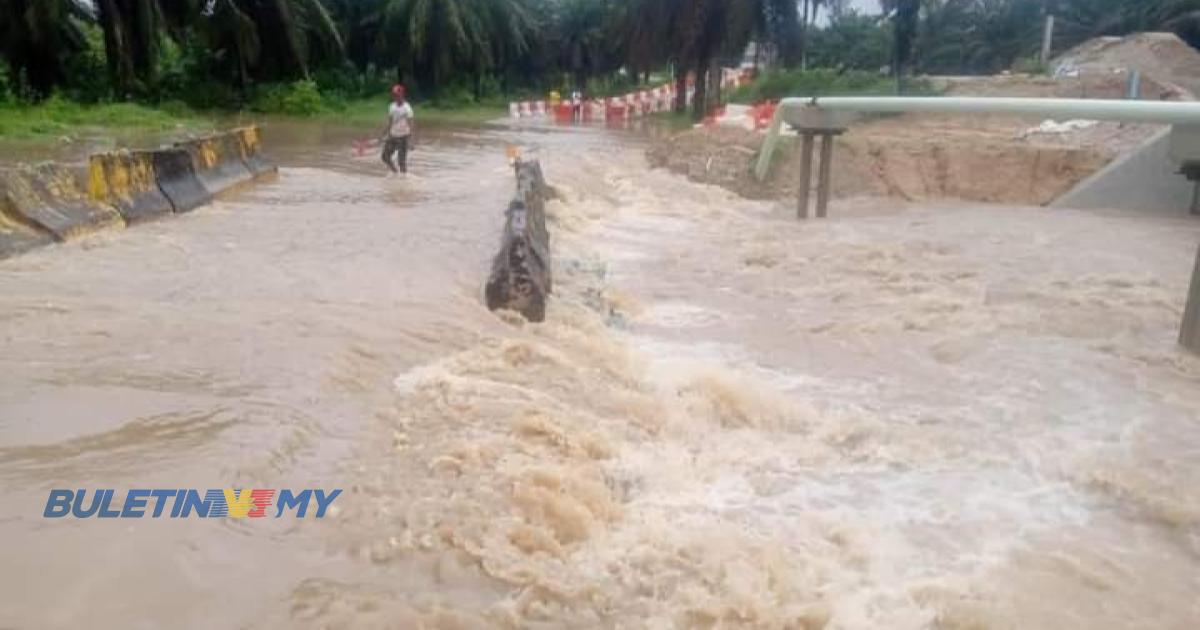 Banjir Johor: Dua laluan utama di Mersing ditutup