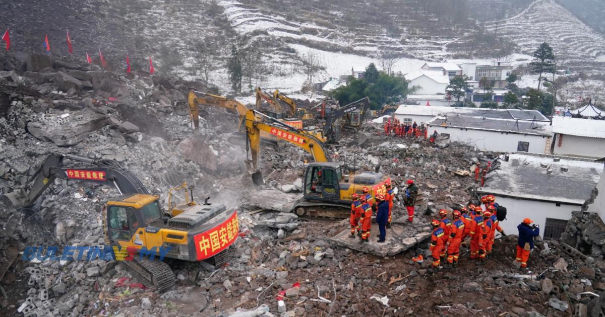 Angka korban tanah di Zhaotong runtuh kini 31 orang