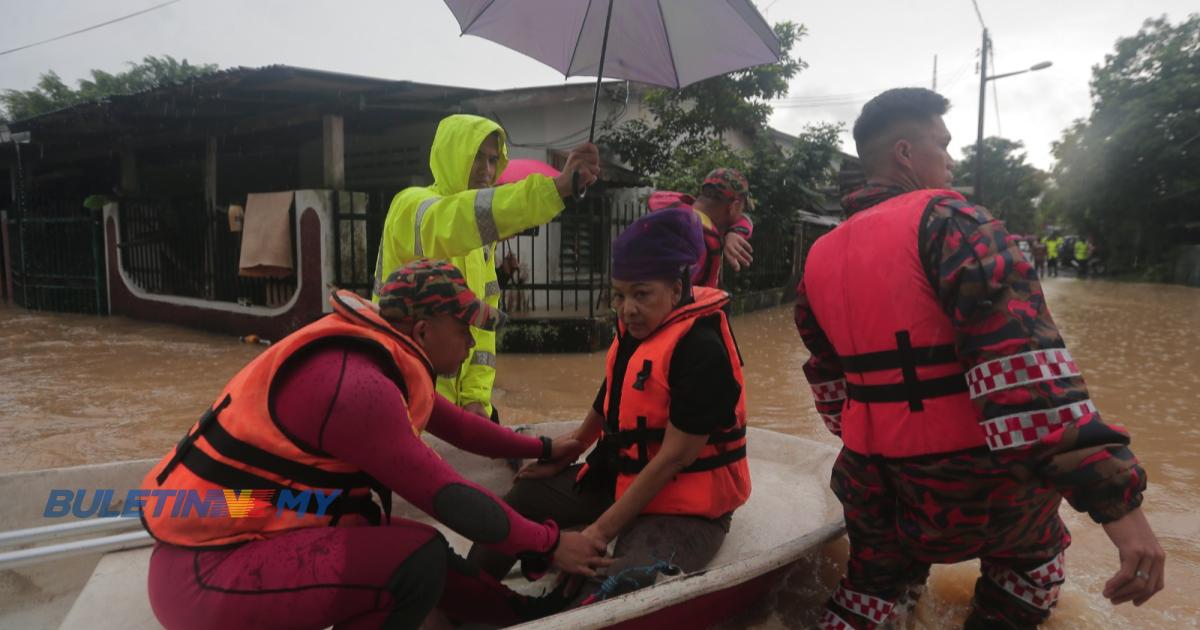 Mangsa banjir Johor meningkat 503 orang setakat jam 2.30 petang