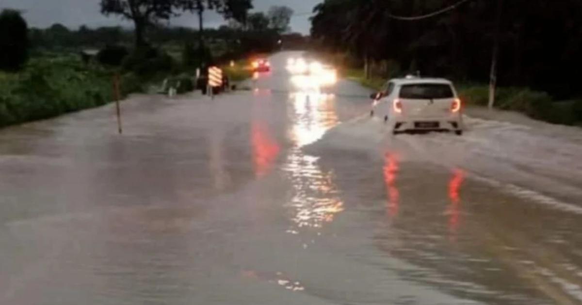 4 laluan utama Kota Tinggi ditutup sementara, arus deras dan berbahaya