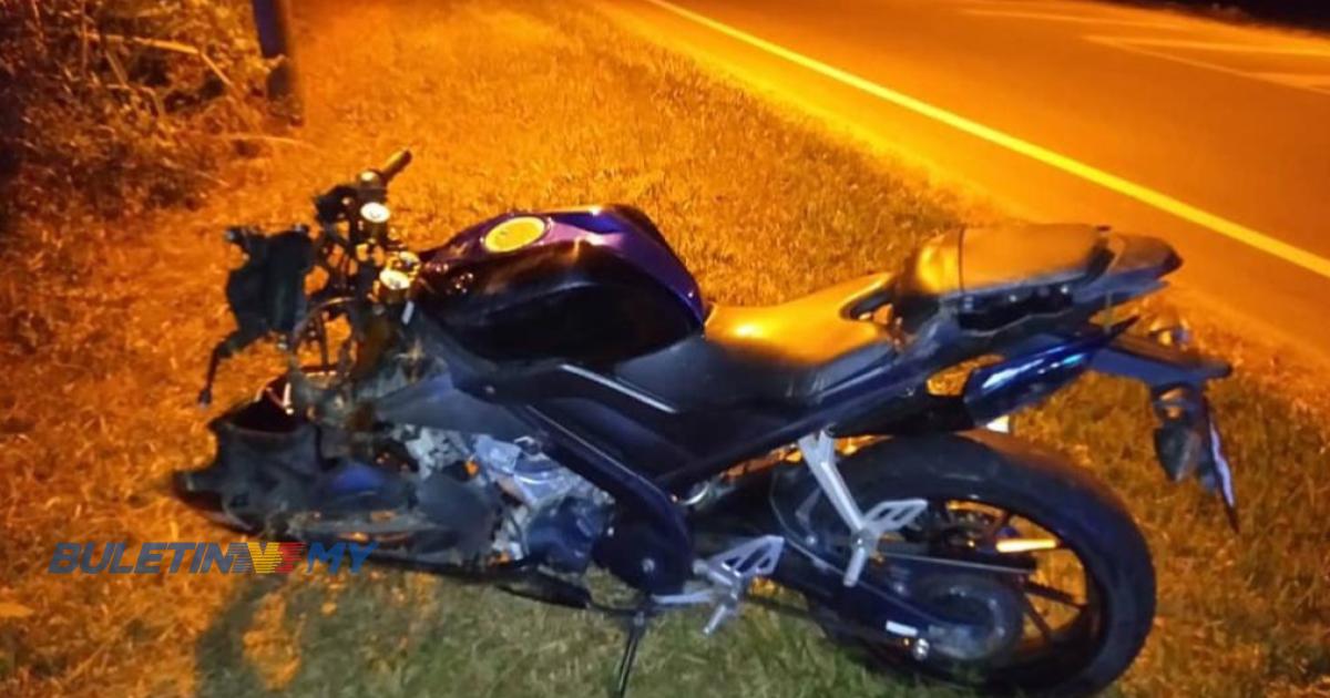 Remaja 17 tahun maut, motosikal terbabas