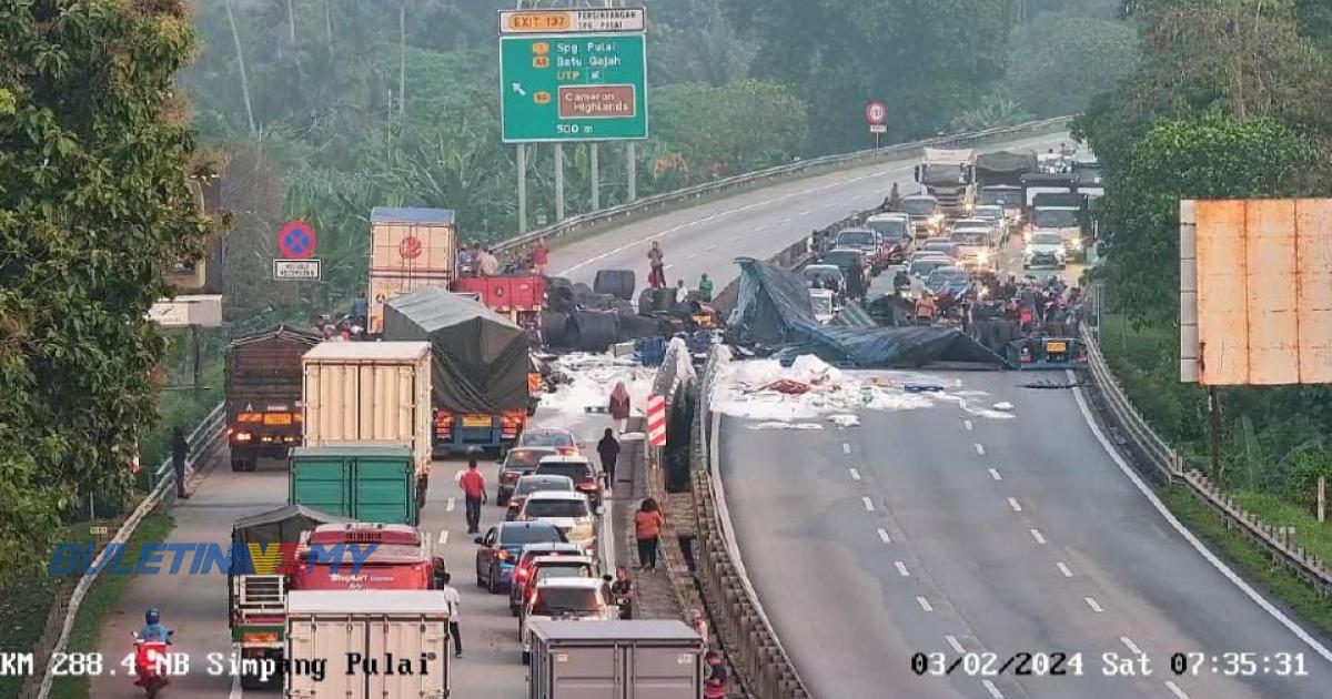2 maut dalam nahas 7 kenderaan di laluan lebuh raya Gopeng-Simpang Pulai