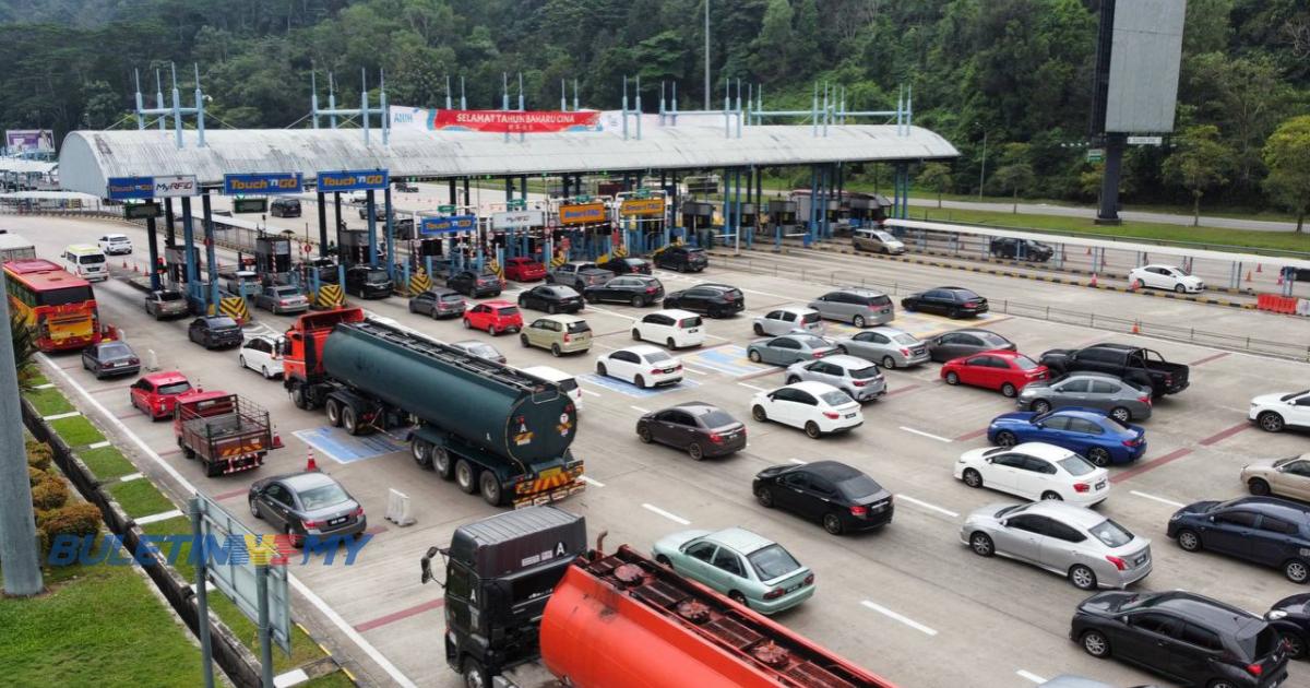 Trafik perlahan keluar dari ibu kota, rancang perjalanan