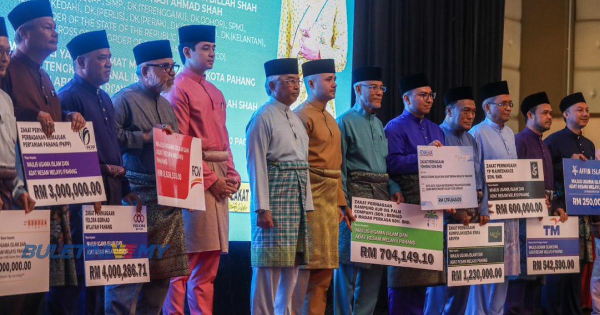 Sultan Pahang berkenan terima zakat perniagaan lebih RM30 juta  