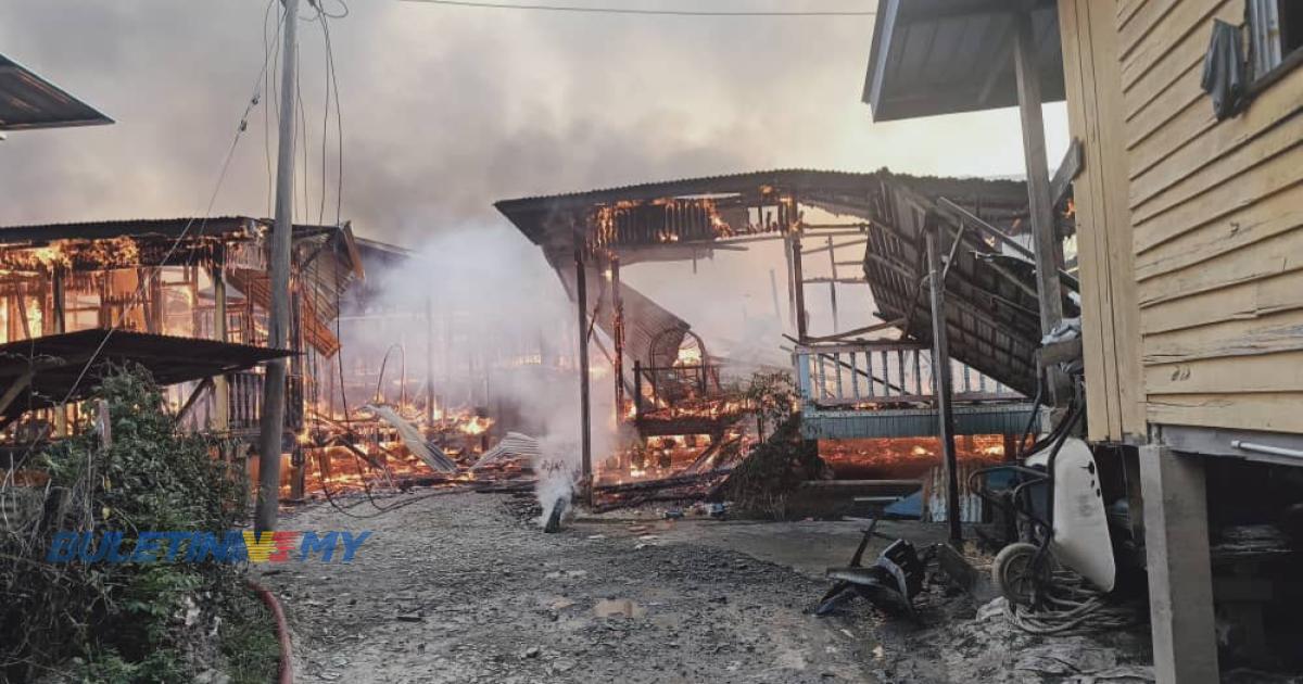 8 rumah musnah terbakar di Beaufort
